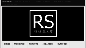 What Rebelinsuit.com website looked like in 2016 (7 years ago)