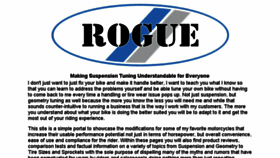 What Rogueracing.org website looked like in 2016 (7 years ago)