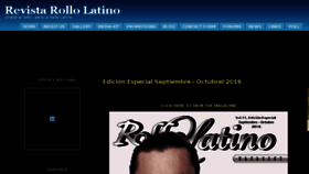 What Rollolatino.com website looked like in 2016 (7 years ago)