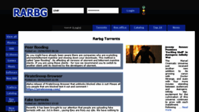 What Rarbg.site website looked like in 2016 (7 years ago)