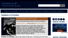 What Rowmanlittlefield.com website looked like in 2016 (7 years ago)