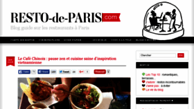 What Resto-de-paris.com website looked like in 2016 (9 years ago)