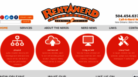What Rent-a-nerd.net website looked like in 2016 (7 years ago)