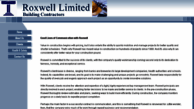 What Roxwell.com website looked like in 2016 (7 years ago)