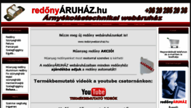 What Redonyaruhaz.hu website looked like in 2016 (7 years ago)