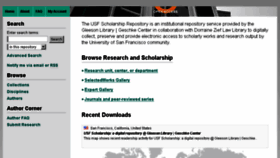 What Repository.usfca.edu website looked like in 2016 (7 years ago)