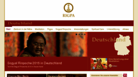 What Rigpa.de website looked like in 2016 (7 years ago)