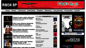 What Rocksp.com.br website looked like in 2016 (7 years ago)