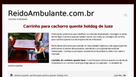 What Reidoambulante.com.br website looked like in 2016 (7 years ago)