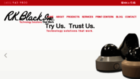 What Rkblack.com website looked like in 2016 (7 years ago)