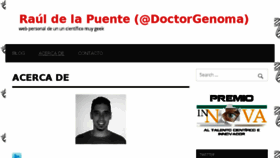 What Rauldelapuente.com website looked like in 2016 (7 years ago)