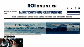 What Roi-online.ch website looked like in 2016 (7 years ago)