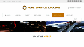 What Romeshuttlelimousine.com website looked like in 2016 (7 years ago)