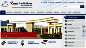 What Rawalinstitutions.com website looked like in 2016 (7 years ago)