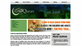 What Readquran.com website looked like in 2016 (7 years ago)