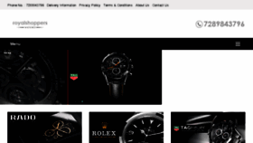 What Royalshoppers.in website looked like in 2016 (8 years ago)
