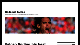 What Radamelfalcao9.com website looked like in 2016 (7 years ago)