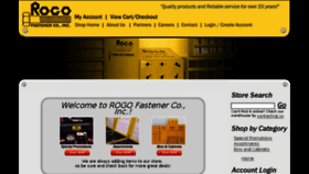 What Rogofastener.com website looked like in 2016 (7 years ago)