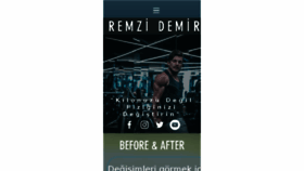 What Remzidemir.com website looked like in 2016 (7 years ago)