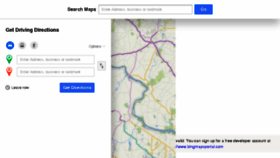 What Rand-mcnally.maps-to-directions.com website looked like in 2016 (7 years ago)