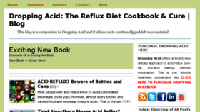 What Refluxcookbookblog.com website looked like in 2016 (7 years ago)