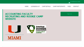 What Rookiecamp.org website looked like in 2016 (7 years ago)