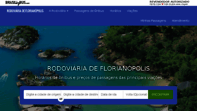 What Rodoviariadeflorianopolis.com website looked like in 2016 (7 years ago)