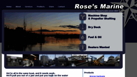 What Rosesmarine.com website looked like in 2016 (7 years ago)