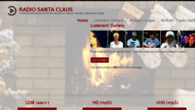 What Radiosantaclaus.com website looked like in 2016 (7 years ago)