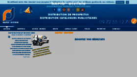 What Rapiddistrib.fr website looked like in 2016 (7 years ago)