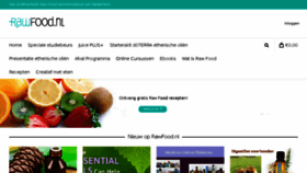 What Rawfood.nl website looked like in 2016 (7 years ago)