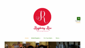 What Raspberryrow.com website looked like in 2016 (7 years ago)
