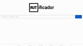 What Rutificador.com website looked like in 2016 (7 years ago)