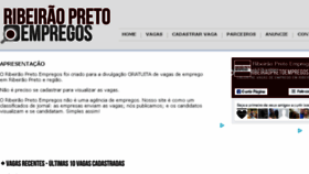 What Ribeiraopretoempregos.com.br website looked like in 2016 (7 years ago)