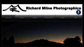What Richardmilne.com website looked like in 2016 (7 years ago)