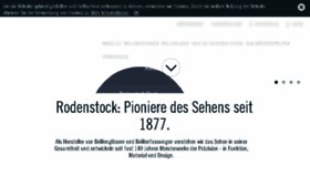 What Rodenstock.de website looked like in 2016 (7 years ago)
