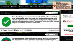What Realcrafttr.com website looked like in 2016 (7 years ago)