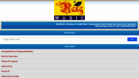 What Rangmusic.in website looked like in 2016 (7 years ago)