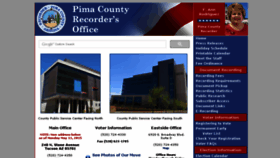 What Recorder.pima.gov website looked like in 2016 (7 years ago)