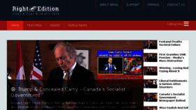 What Rightedition.com website looked like in 2016 (8 years ago)