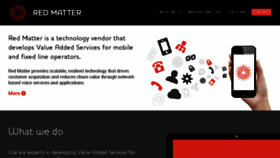 What Redmatter.com website looked like in 2016 (7 years ago)