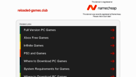 What Reloaded-games.club website looked like in 2016 (7 years ago)