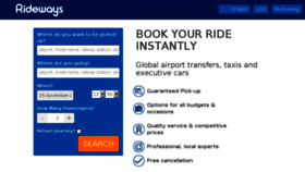 What Rideways.com website looked like in 2016 (7 years ago)