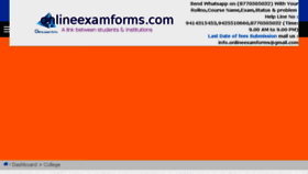 What Rajrishi.onlineexamforms.com website looked like in 2016 (7 years ago)
