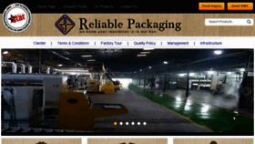 What Reliablepackaging.com website looked like in 2016 (7 years ago)