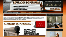 What Reparacion-de-persianas.es website looked like in 2016 (7 years ago)