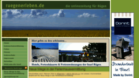 What Ruegenerleben.de website looked like in 2016 (7 years ago)