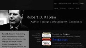 What Robertdkaplan.com website looked like in 2016 (7 years ago)