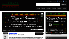What Reggaemovement.com website looked like in 2016 (7 years ago)