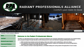 What Radiantprofessionalsalliance.org website looked like in 2016 (7 years ago)